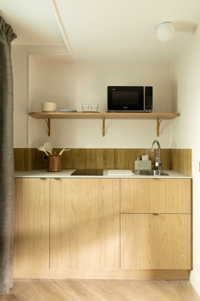 studio be onrii paris 9 cite bergere cuisine kitchen